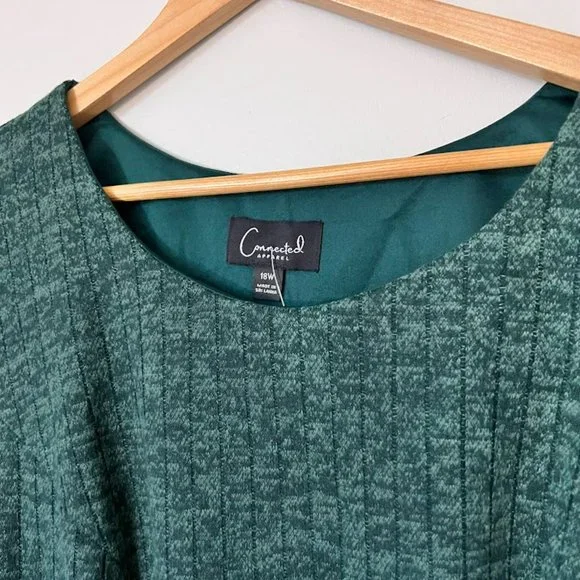 Plus Size Knit Sheath Dress - Picture 8 of 10